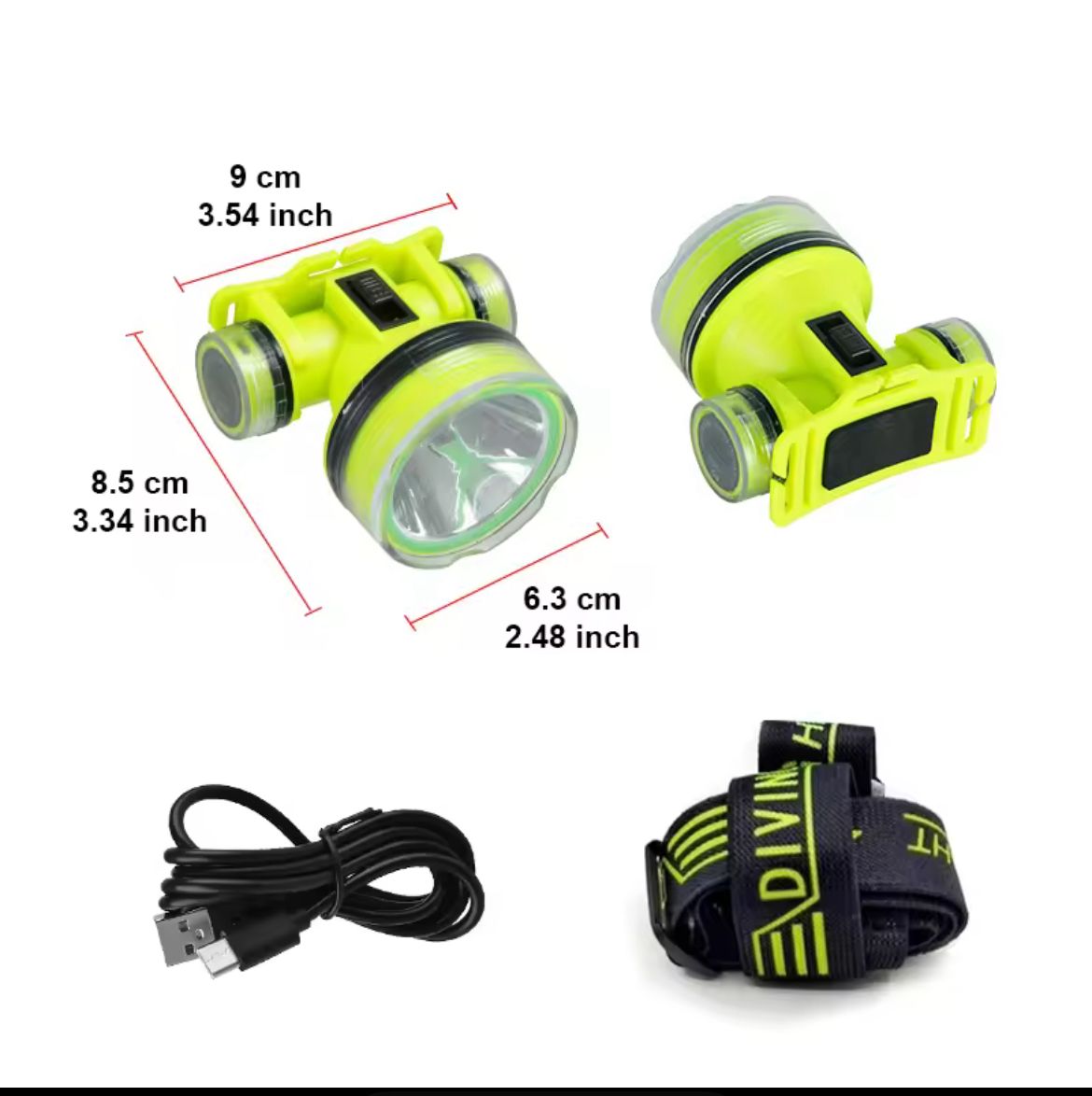 Miniatura 3 de LINTERNA SUBACUATICA 6cm  SQ-902